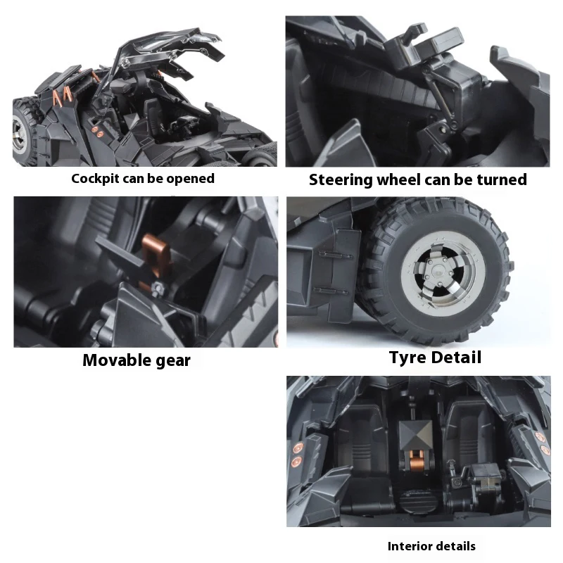 1:18 Batmobile Tumbler Diecast Model for Collectors 4 1:18 Batmobile Tumbler Diecast Model for Collectors - Image 4