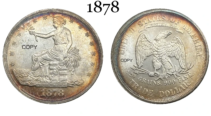 1877 US Trade Coin Replica for Collectors 2 1877 US Trade Coin Replica for Collectors - Image 2
