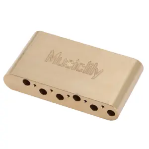Solid Brass Tremolo Bridge for Wilkinson Strat 10 S01a229a7e38142f390a368b335967be8b