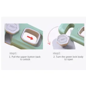 Child Safety Cabinet Lock - Gray & Green 13 S01ac741bc2ed459b8d403e694cfef70bY