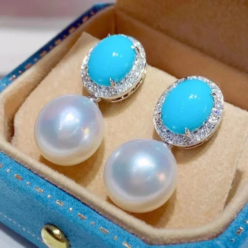 Elegant Silver Drop Earrings with Pearl 4 Elegant Silver Drop Earrings with Pearl - Image 4