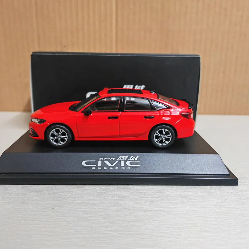 Red 2025 Honda Civic Model 1:43 Diecast 5 Red 2025 Honda Civic Model 1:43 Diecast - Image 5