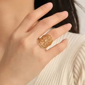 Nordic Vegvisir Stainless Steel Ring 10 S0244e6e0f561454a83c19c1e1093c293G