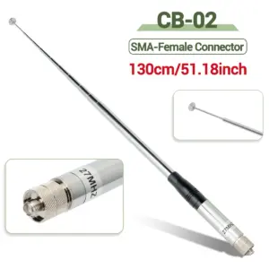 27 MHz Telescopic CB Radio Antenna 17 S0250e776499f4c05b8a2c649f8013642q