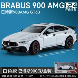 Black 1:24 Scale AMG GT63 Metal Model Car 17 S0258b2d98e154f608ef492e5899648623
