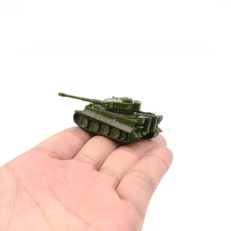 1:144 WWII Tank Model Set with 4 Military Vehicles 4 1:144 WWII Tank Model Set with 4 Military Vehicles - Image 4