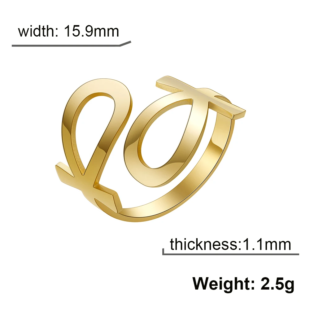 Egypt Ankh Cross Stainless Steel Ring 8 Egypt Ankh Cross Stainless Steel Ring - Image 8