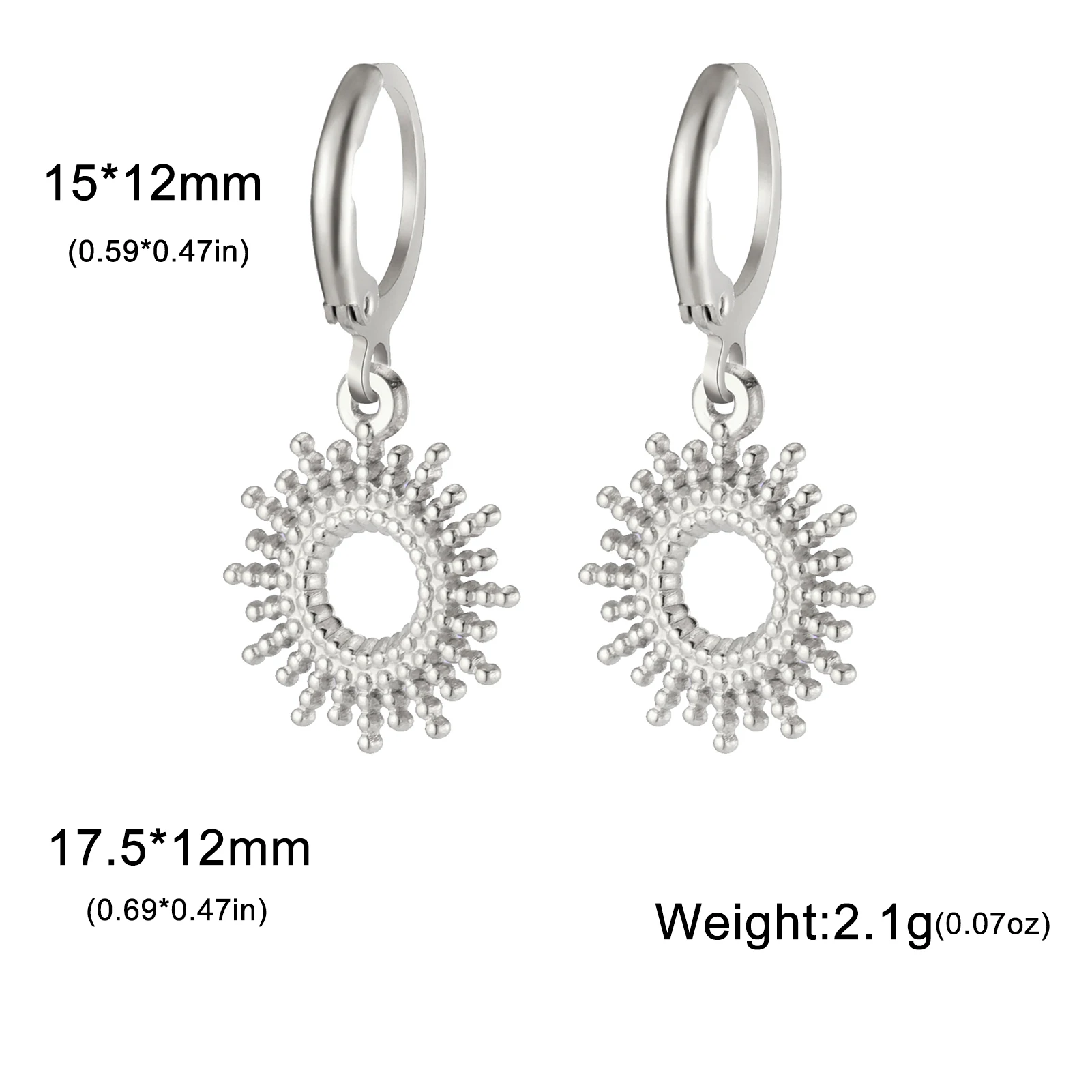 Stainless Steel Hoop Earrings Collection 9 Stainless Steel Hoop Earrings Collection - Image 9