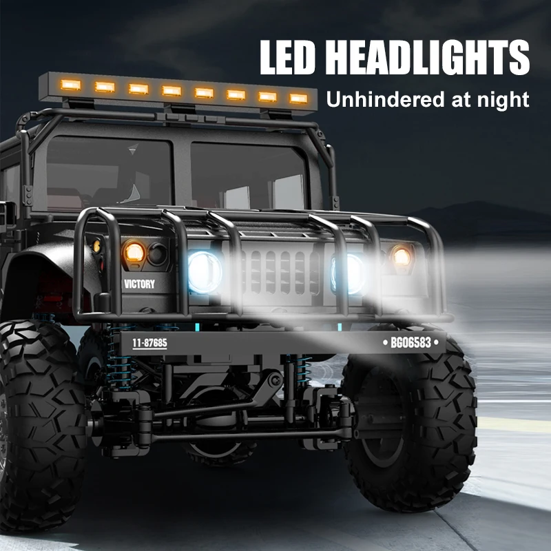 Off-Road RC Hummer with 4WD and 7.4V Battery 4 Off-Road RC Hummer with 4WD and 7.4V Battery - Image 4