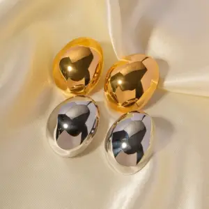 Bold Gold Stainless Steel Hoop Earring 19.5mm 12 S02aa9e1fd3d742f7b035b63571ea87a8b