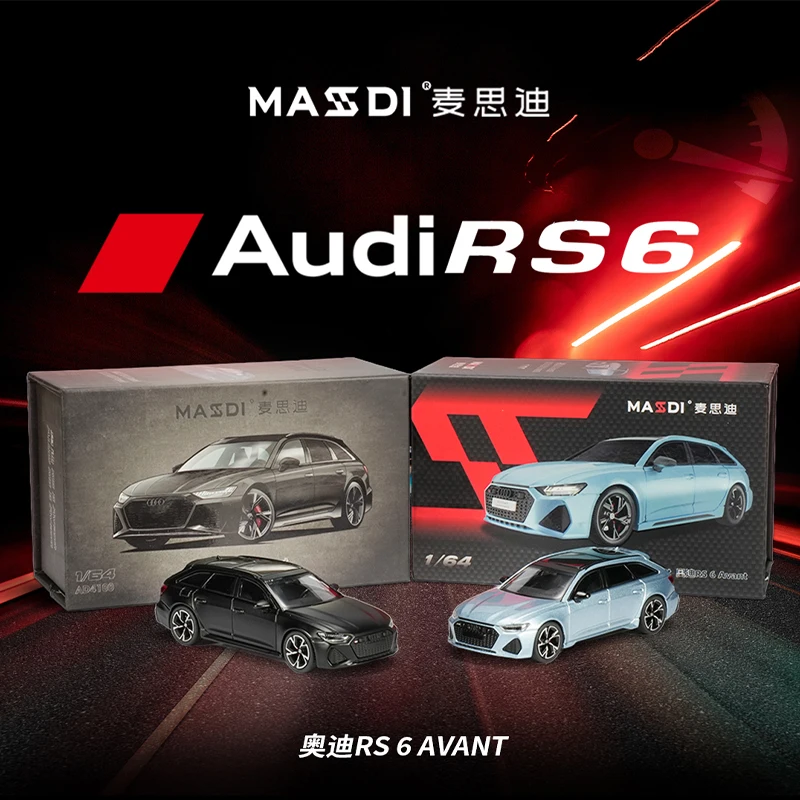 1:64 Scale MASSDI RS 6 Alloy Model Car 6 1:64 Scale MASSDI RS 6 Alloy Model Car - Image 6