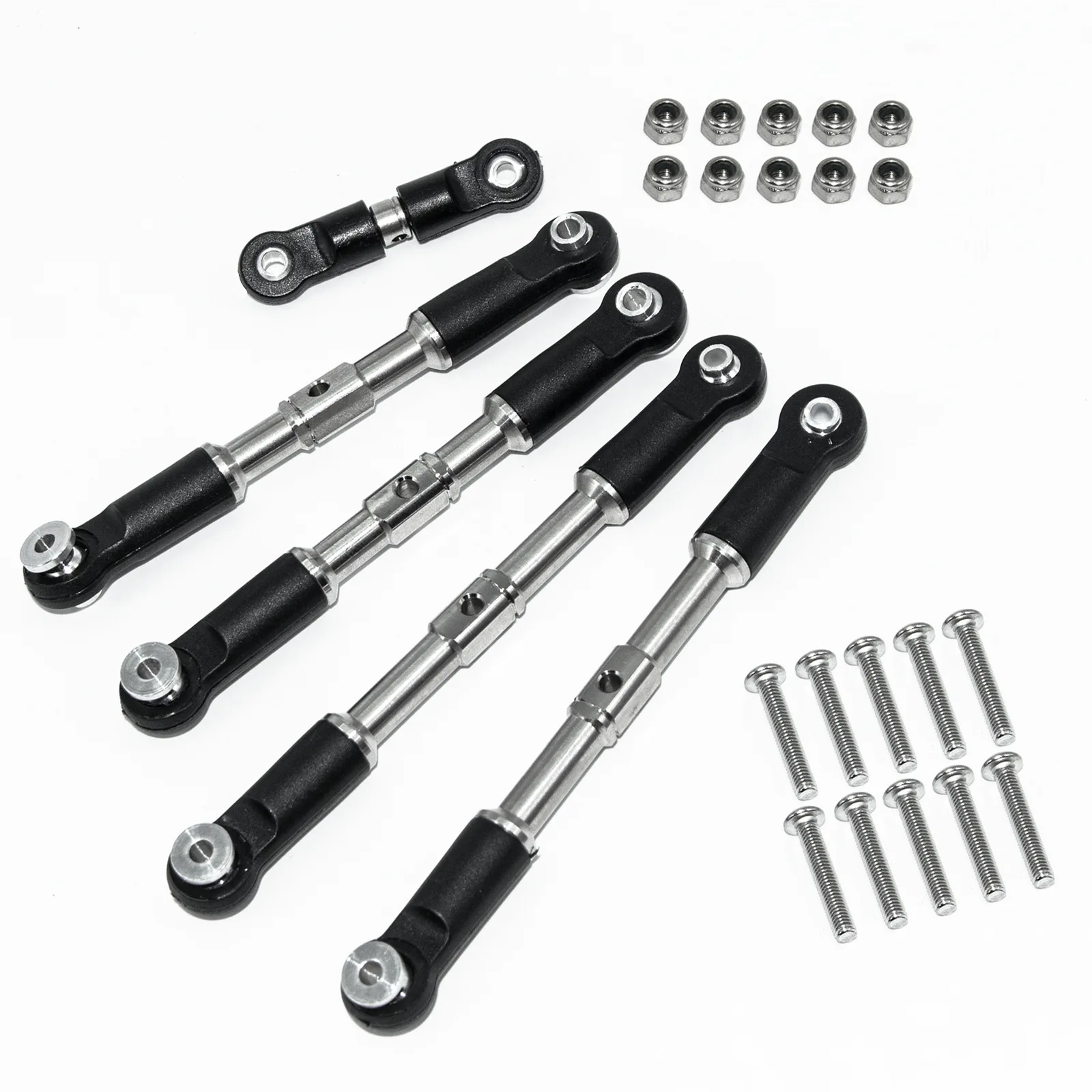 Set of Five Steel RC Car Turnbuckles for Arrma Models 4 Set of Five Steel RC Car Turnbuckles for Arrma Models - Image 4