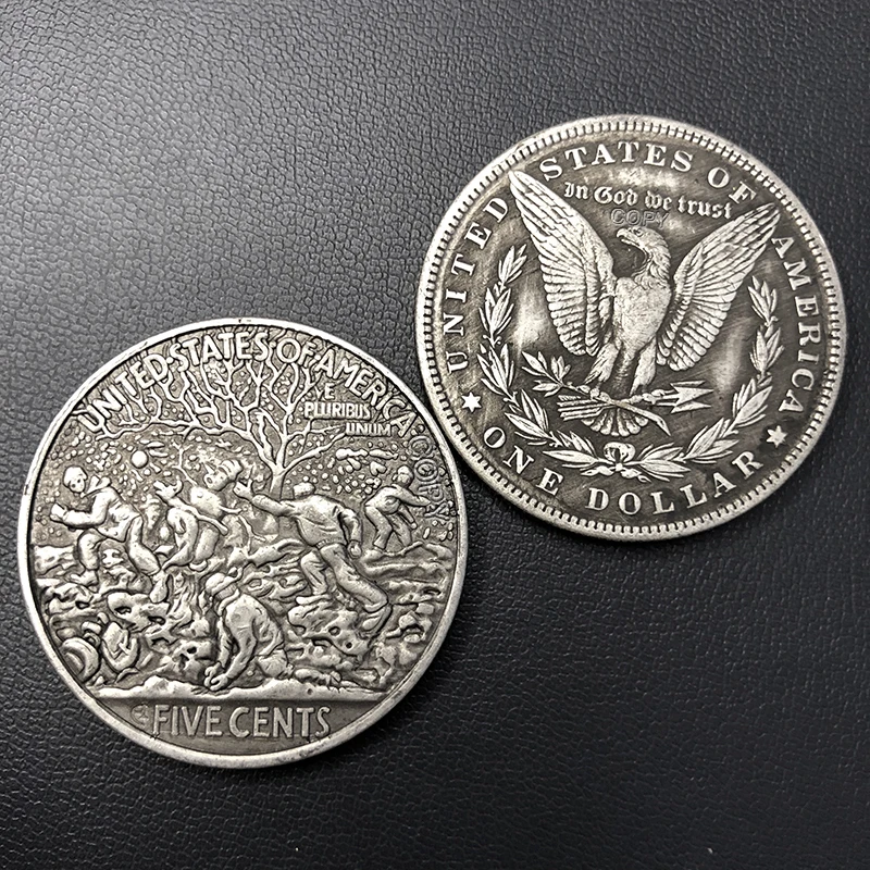 Vintage Copper Commemorative Coin Collection 6 Vintage Copper Commemorative Coin Collection - Image 6