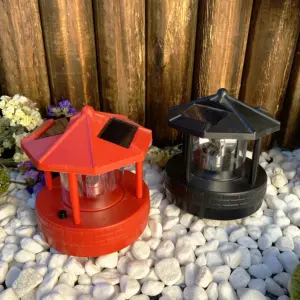 Solar Rotating Lighthouse LED Landscape Lamp 11 S02de0a29a62b45fdabcccda69b2296d3h