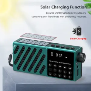 Portable Solar Bluetooth Speaker with 5W Output 12 S02f92097c95b4504aca062e6271b34fbr