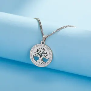 Stainless Steel Tree of Life Necklace for Women 14 S0305e1d0936b40f8b4e0348de3862e53P