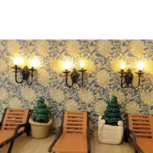 Vintage European Wall Lamp Miniature Model 14 S0351f7bfb76243a38f86b1bc0e7e2936q