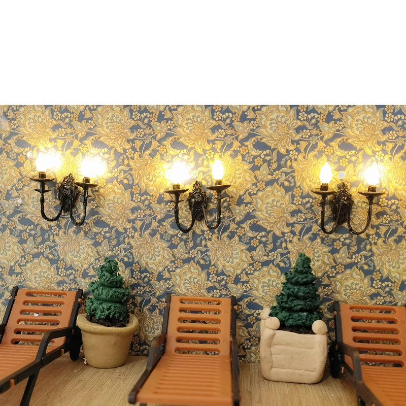 Vintage European Wall Lamp Miniature Model 5 Vintage European Wall Lamp Miniature Model - Image 5