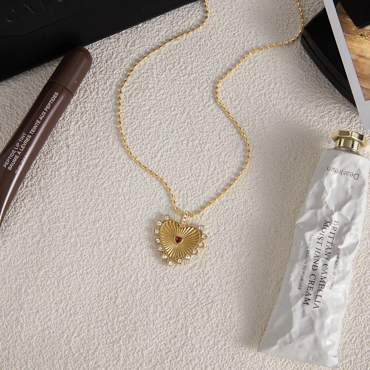 Stainless Steel Heart Pendant Necklace 6 Stainless Steel Heart Pendant Necklace - Image 6