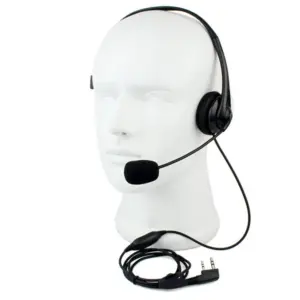 Black Wired Radio Headset for Baofeng, Kenwood 11 S03688dbf5fff4e71927b8178fb8b4badk
