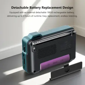 Portable Black FM Radio Bluetooth Speaker 13 S0374158eed6a46f79ec44cff3aab0eaaa 1