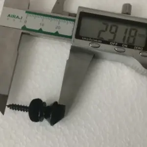 Black Brass Guitar Strap Buttons Set 10 S03b6bd1b2f8045aea0377209cad2f3fdo