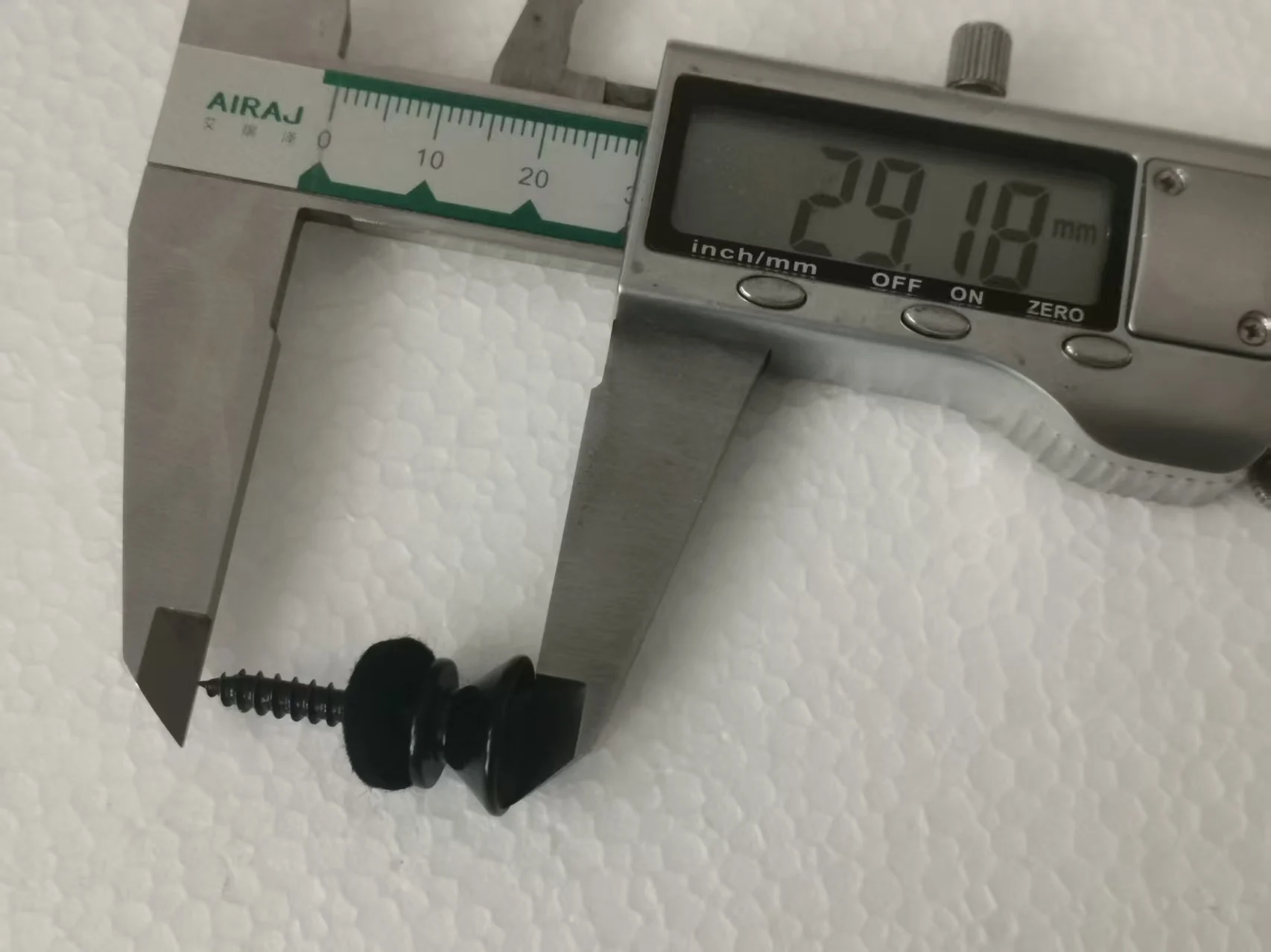 Black Brass Guitar Strap Buttons Set 5 Black Brass Guitar Strap Buttons Set - Image 5