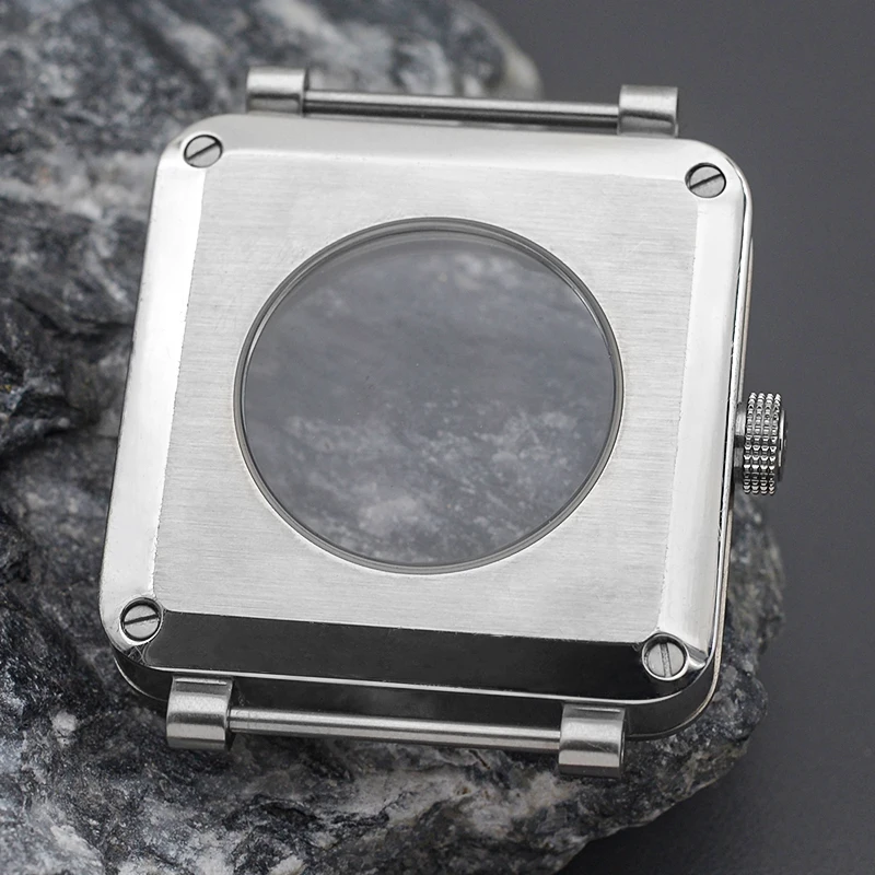Square Dive Watch Case 42mm for NH35/36 6 Square Dive Watch Case 42mm for NH35/36 - Image 6