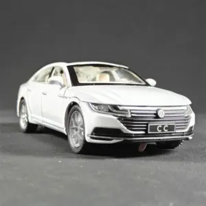 White 1:32 Scale Volkswagen CC Diecast Model 10 S03d47249b3e04e36a58823f9235460bfJ