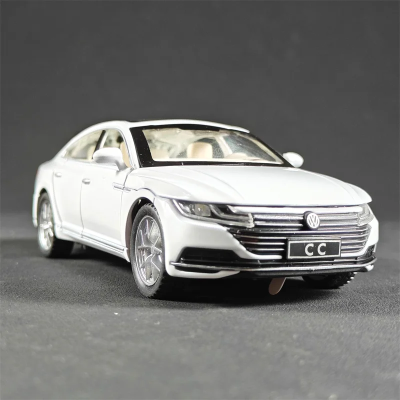 White 1:32 Scale Volkswagen CC Diecast Model 2 White 1:32 Scale Volkswagen CC Diecast Model - Image 2