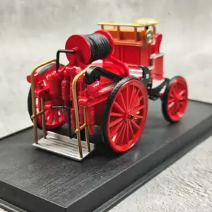 Vintage French Electric Fire Truck 1/43 Die-Cast Model 9 S03e712357ac64367a022a8dd3da98d38K