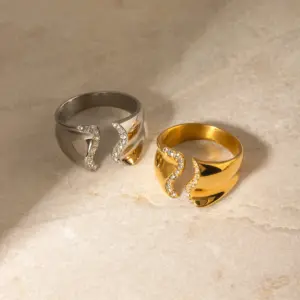 Stainless Steel Modern Open Ring 12 S03f2354a04d747b9a981f0b254b449e4T