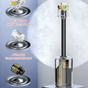 Portable Telephone Cord Detangler 360° Rotation 11 S03f4e1dd55984c23a81d9d1b989a9b06L