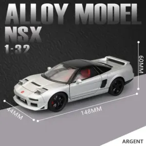1:32 Honda NSX Diecast Model in Silver 16 S043670d333b54dc2a0e22e5cd546e7bfG