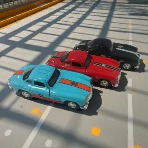 Vintage 1:36 Scale Retro Racing Car Model 12 S04371f900a7b4461867634244295d9b75