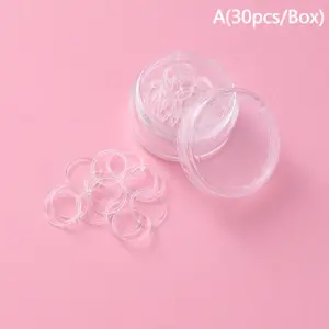 Colorful Plastic Hoop Earrings Set - 30 Pieces 15 S043d9918e4684596b3603fc5dd23431eu