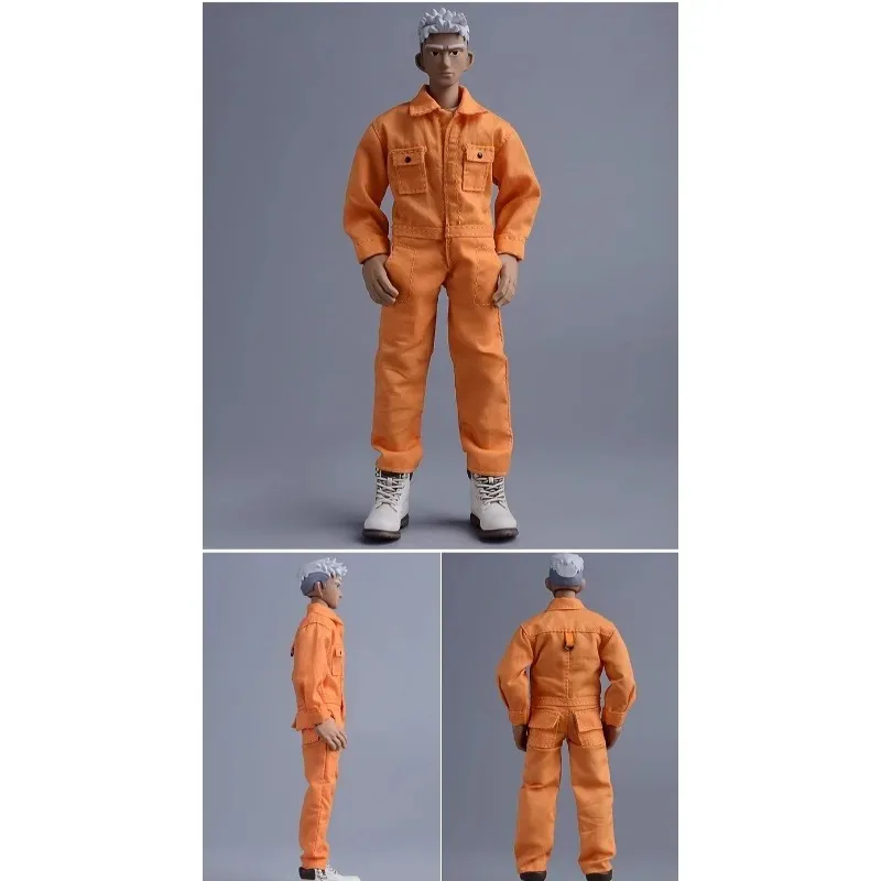1/12 Scale Casual Workwear Jumpsuit for Figures 2 1/12 Scale Casual Workwear Jumpsuit for Figures - Image 2
