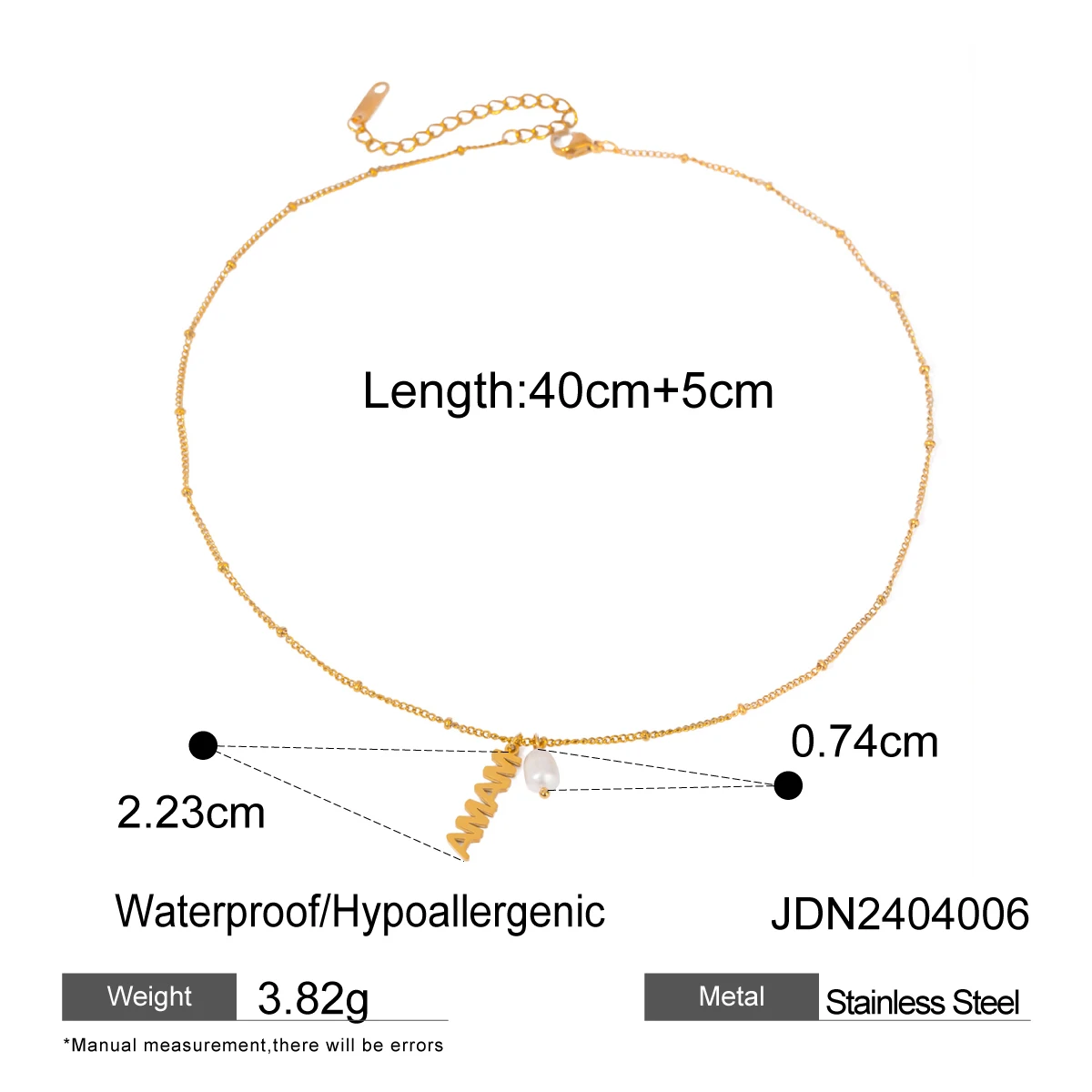 Stainless Steel Geometric Pendant Necklace for Women 8 Stainless Steel Geometric Pendant Necklace for Women - Image 8