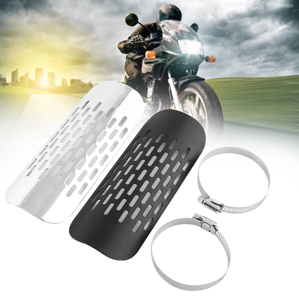 Stainless Steel Motorcycle Exhaust Heat Shield 5 Stainless Steel Motorcycle Exhaust Heat Shield - Image 5