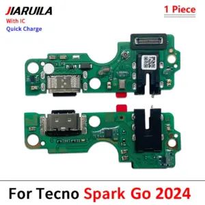 Set of 10 USB Charging Port Flex Cables for Tecno Spark 2020-2024 10 S0487ccd262c34d6a997fb0a55f651c43r