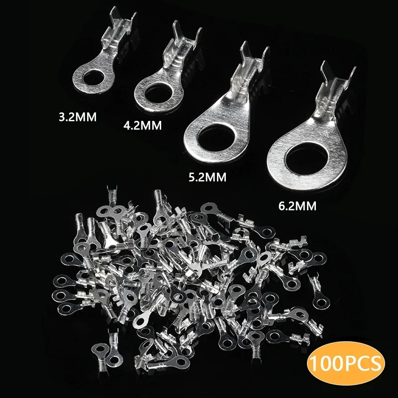 Brass Ring Cable Lugs Set 600 Pieces 6 Sizes 2 Brass Ring Cable Lugs Set 600 Pieces 6 Sizes - Image 2