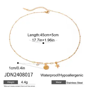 Nautical Stainless Steel Summer Necklace 17 S04a17cb8e4db4a61904a1c4e3e35e9e7U