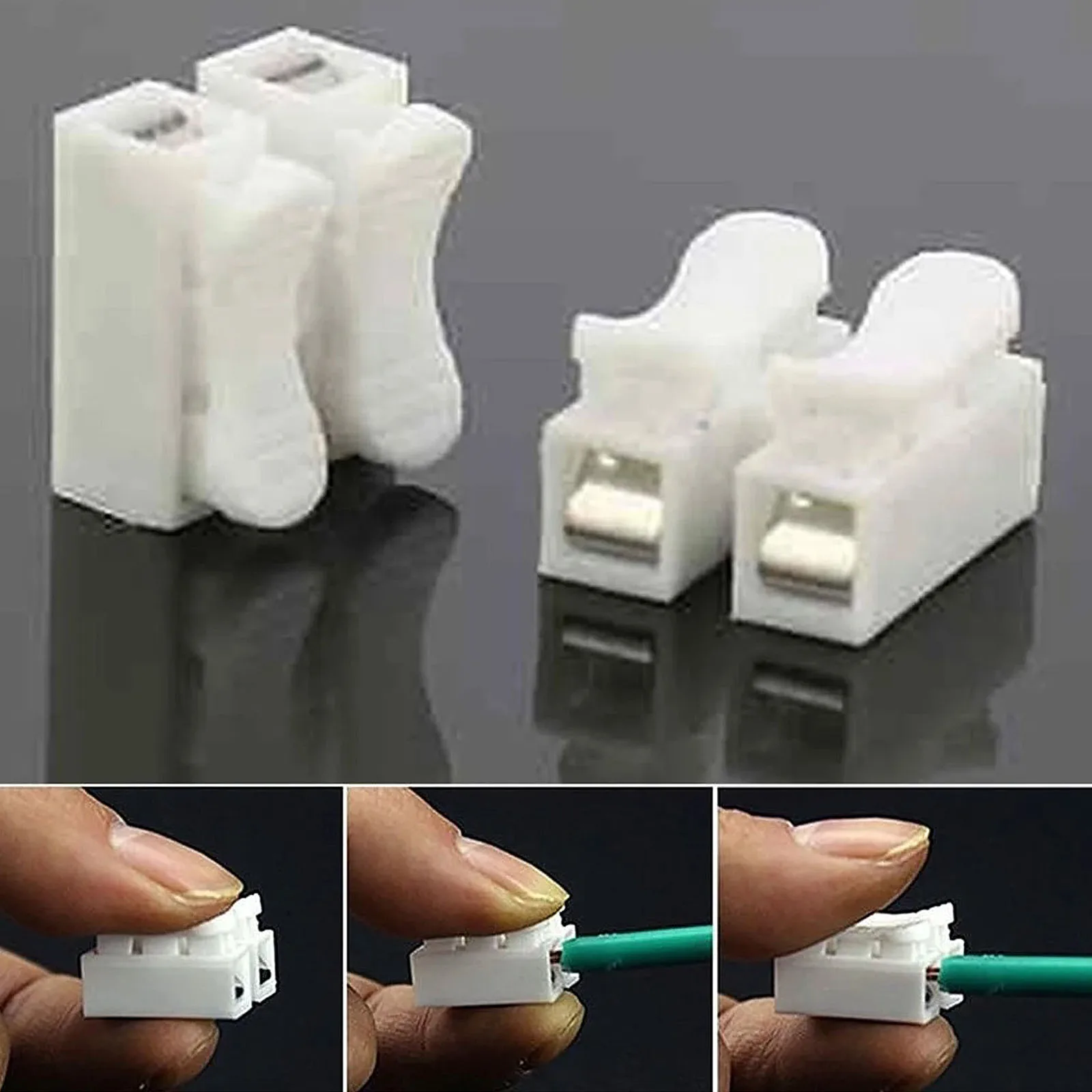 White 20-Piece Electrical Wire Connectors Set 4 White 20-Piece Electrical Wire Connectors Set - Image 4