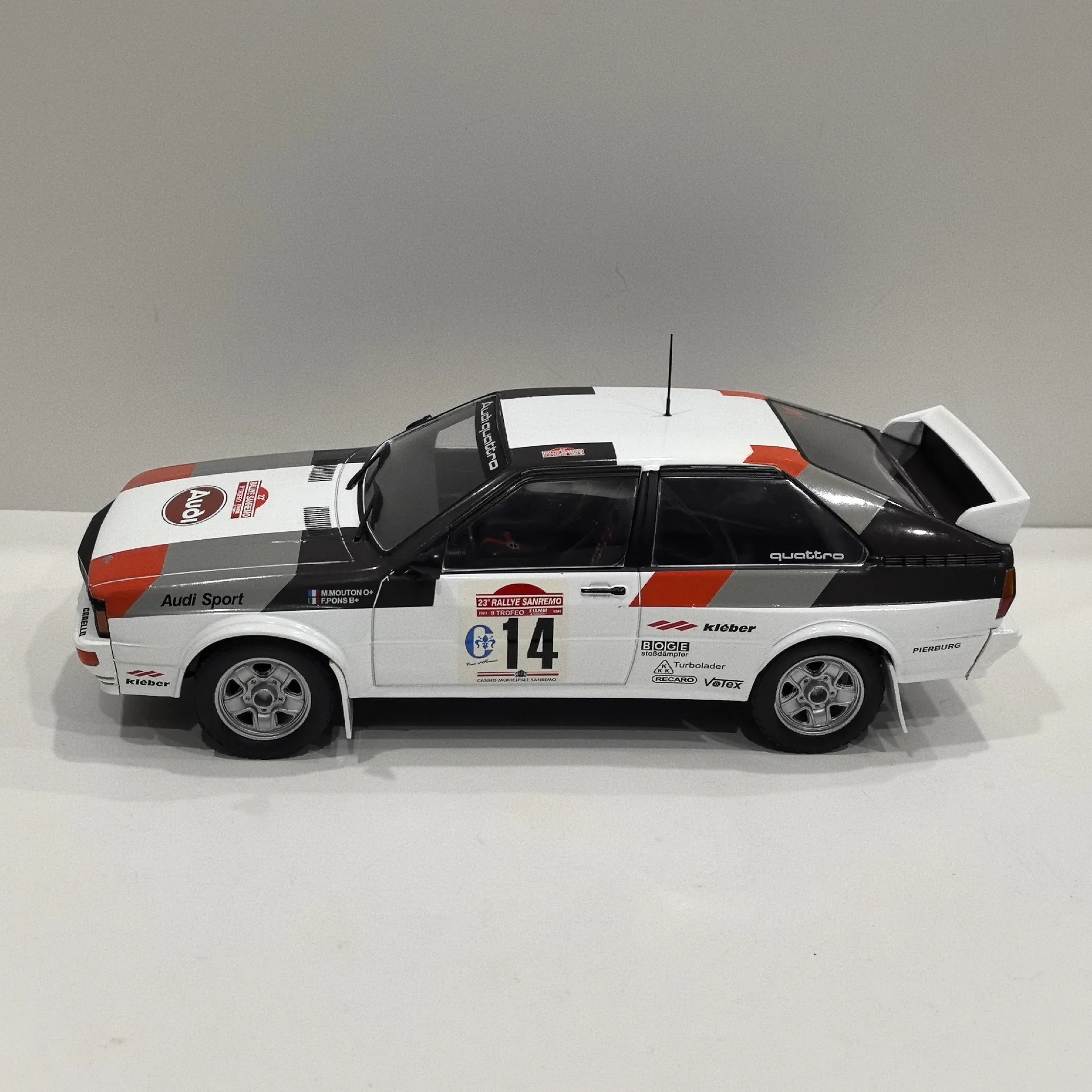 Diecast Audi Quattro Rally Model 1/18 Scale 2 Diecast Audi Quattro Rally Model 1/18 Scale - Image 2
