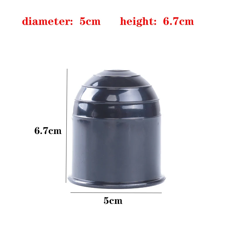 50mm Trailer Ball Cover Set in Black and Silver 3 50mm Trailer Ball Cover Set in Black and Silver - Image 3