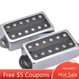 Chrome Humbucker Pickups for Electric Guitar 5 S04d0abdd25c2452f9030ae963b6a12bdV