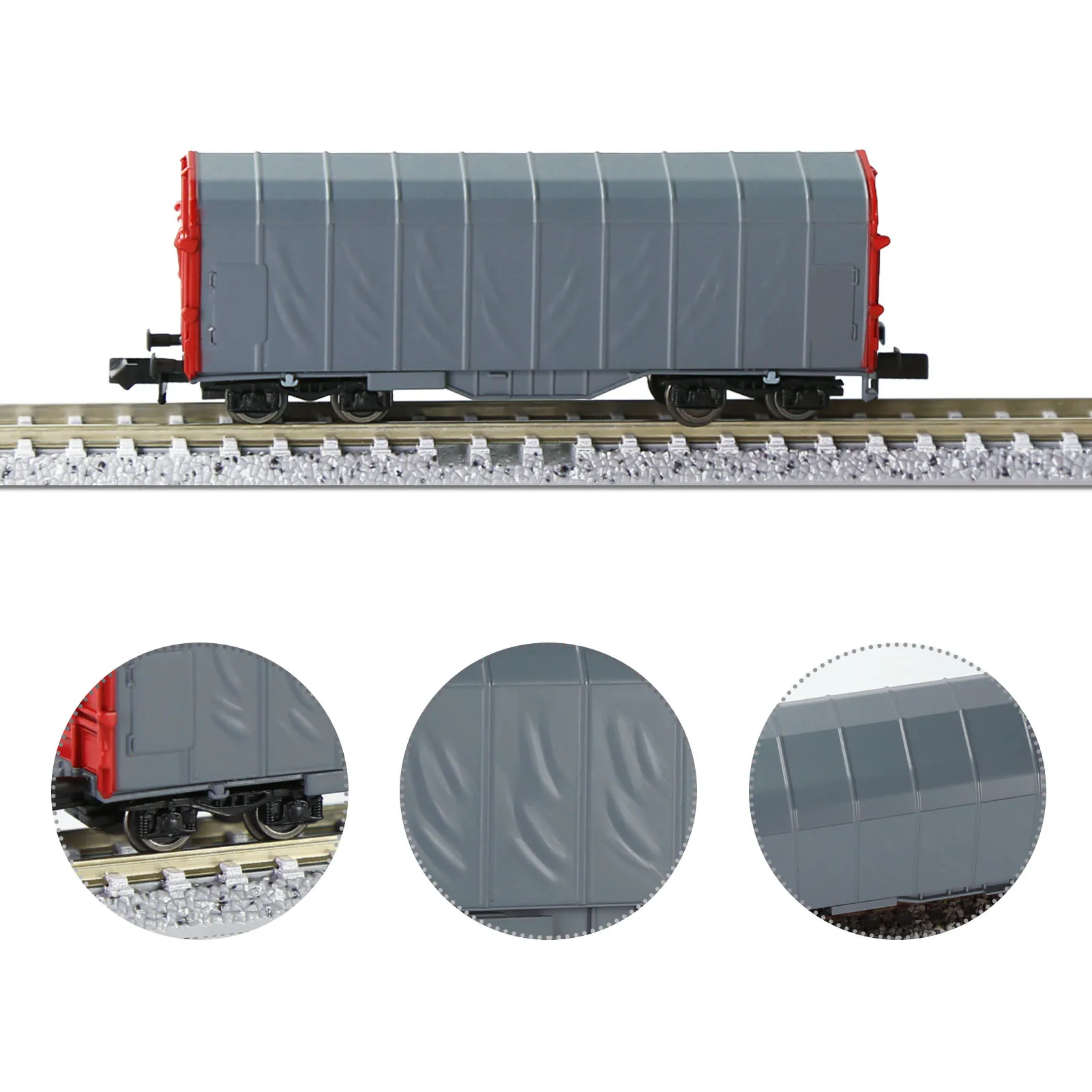 Evemodel N Scale Covered Coil Freight Car 4 Evemodel N Scale Covered Coil Freight Car - Image 4