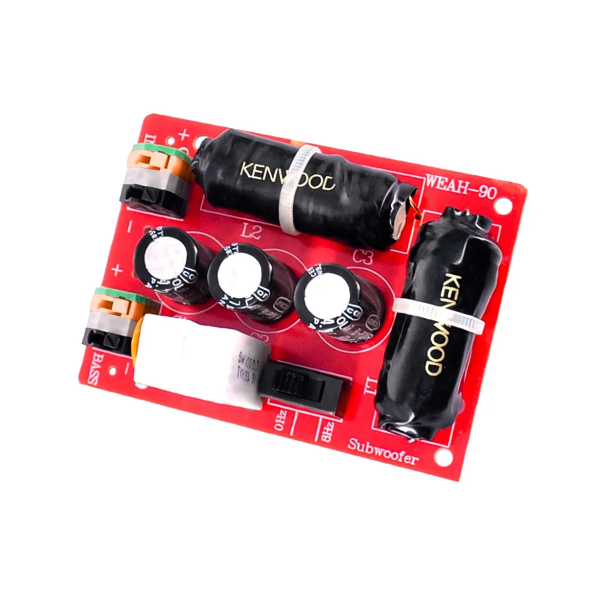 Red 200W Subwoofer Frequency Divider for Speakers 2 Red 200W Subwoofer Frequency Divider for Speakers - Image 2