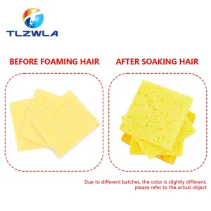 Vibrant Yellow Soldering Iron Cleaning Sponges Set 14 S04f6db028e4f4f73ad16c32be5f822f03