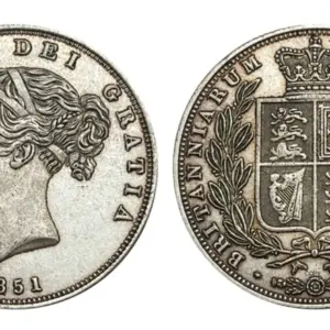 Vintage 1851 Victoria Half Crown Replica Coin 17 S04fa0d8a287a4c638a00a367c4c47d97A
